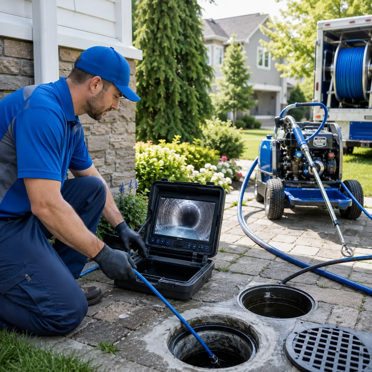 Outdoor drain cleaning professionals serving Henderson, AR